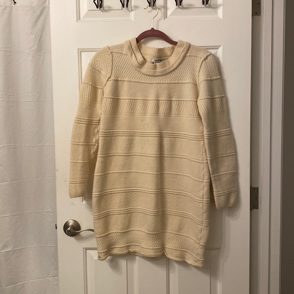 Lacoste womens sweater dress